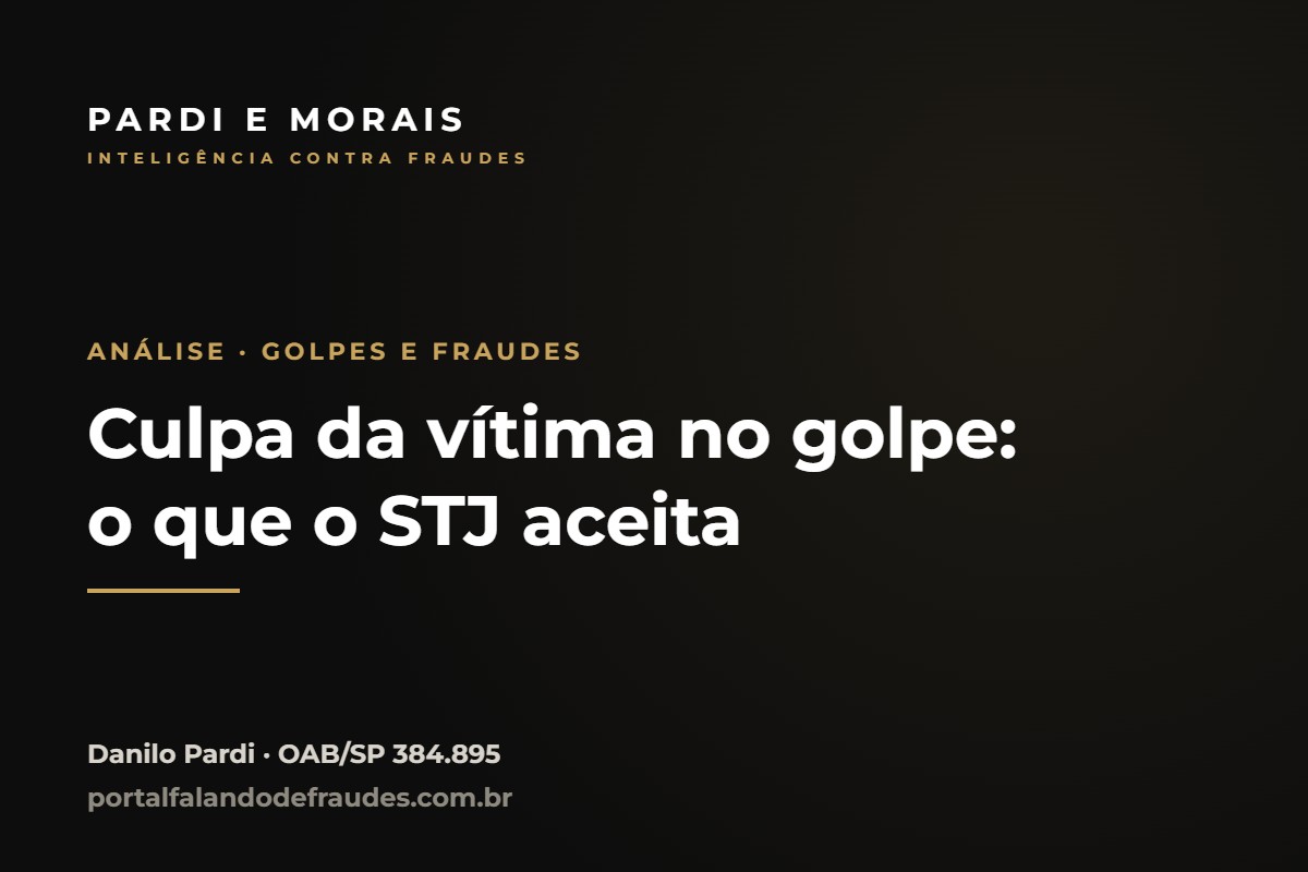 Culpa da vítima no golpe: o que o STJ aceita